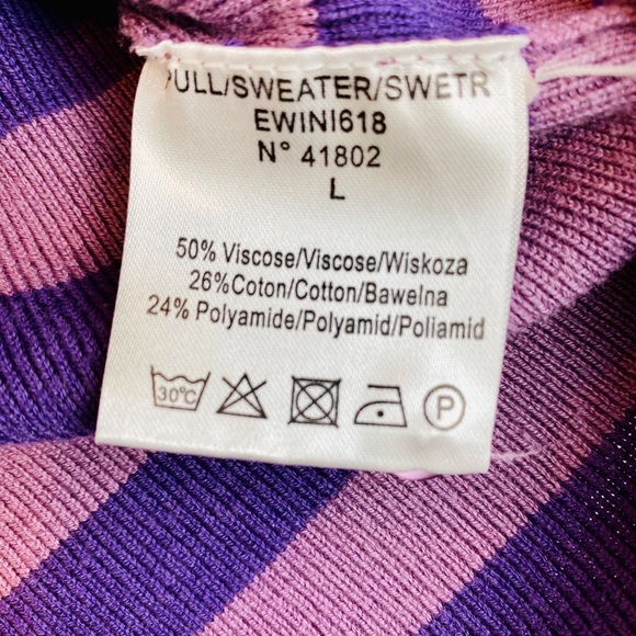JacquelineRiu Purple Sweater large size - Picture 5 of 6